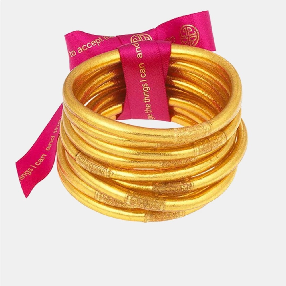 Buddha Girl Serenity Gold Bracelets